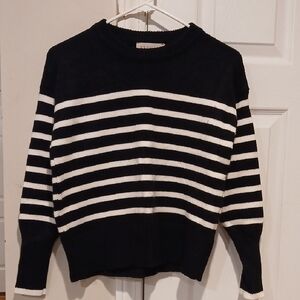 Philosophy Black & White Sweater